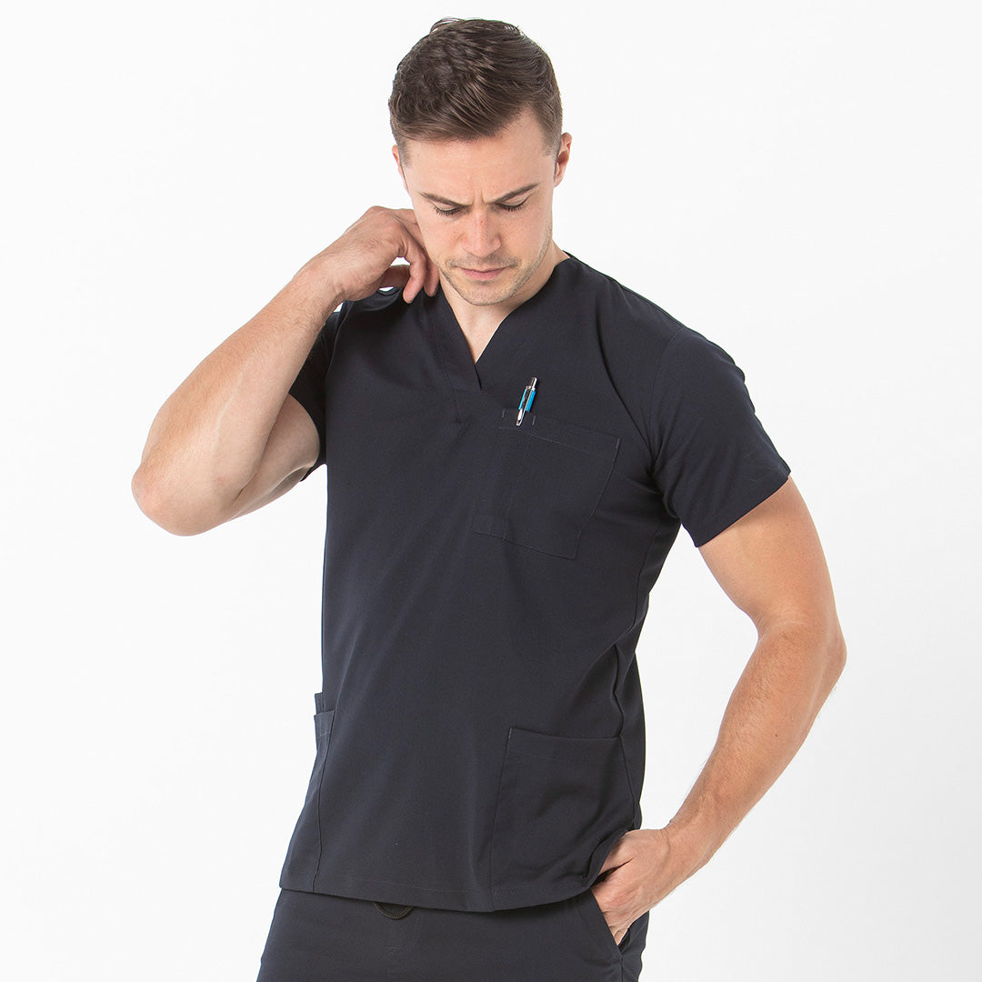 LSJ Collection The Scrub Top | Unisex Navy Scrubs