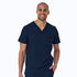 Maevn The Matrix Pro Contrast Piping Scrub Top | Mens Navy Scrubs