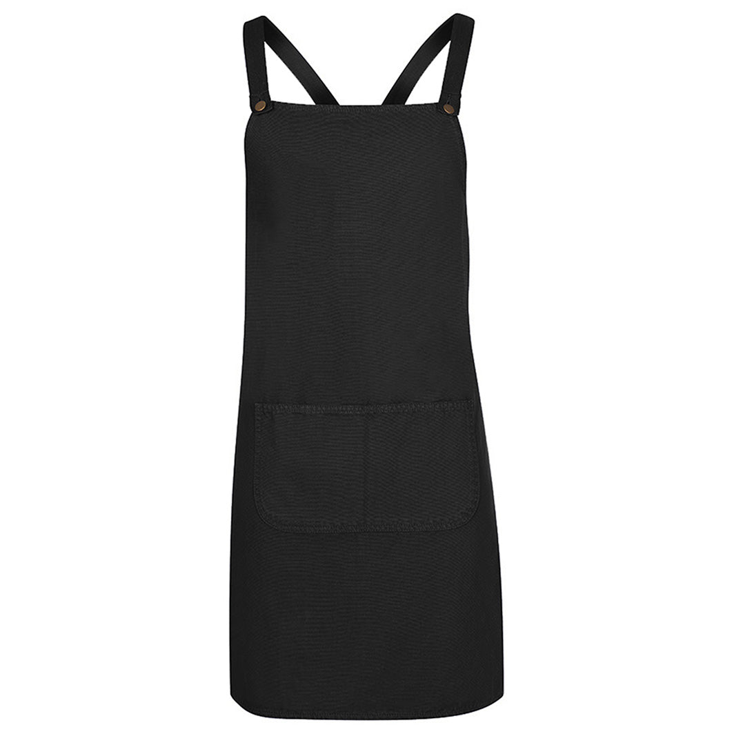 Jbs Wear The Cross Back Canvas Apron | Adults Black Aprons