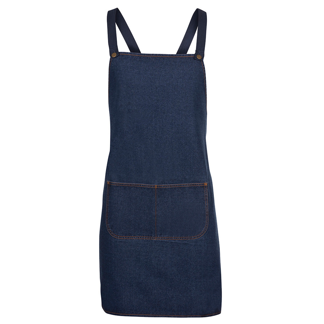 Jbs Wear The Cross Back Denim Apron | Adults Navy Aprons