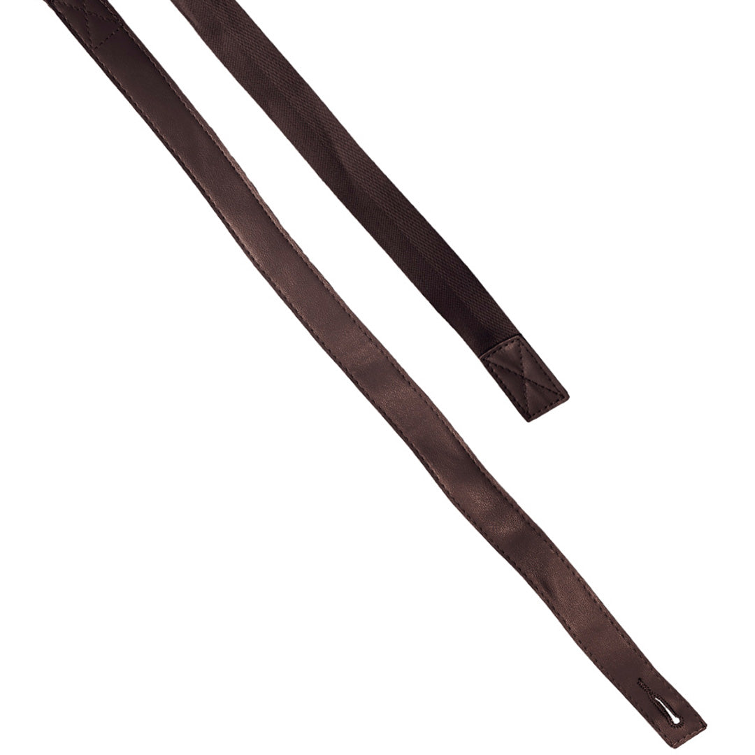 Jbs Wear The Cross Back Strap PU Leather | For Denim & Canvas Aprons Chocolate Aprons