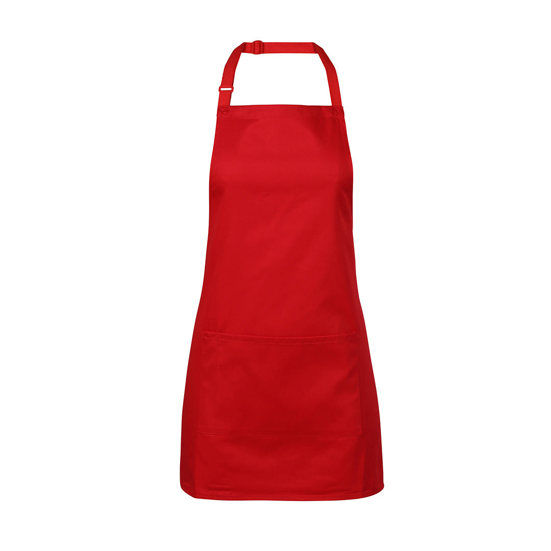 Jbs Wear The Bib Apron with Pocket | Adults Red Aprons
