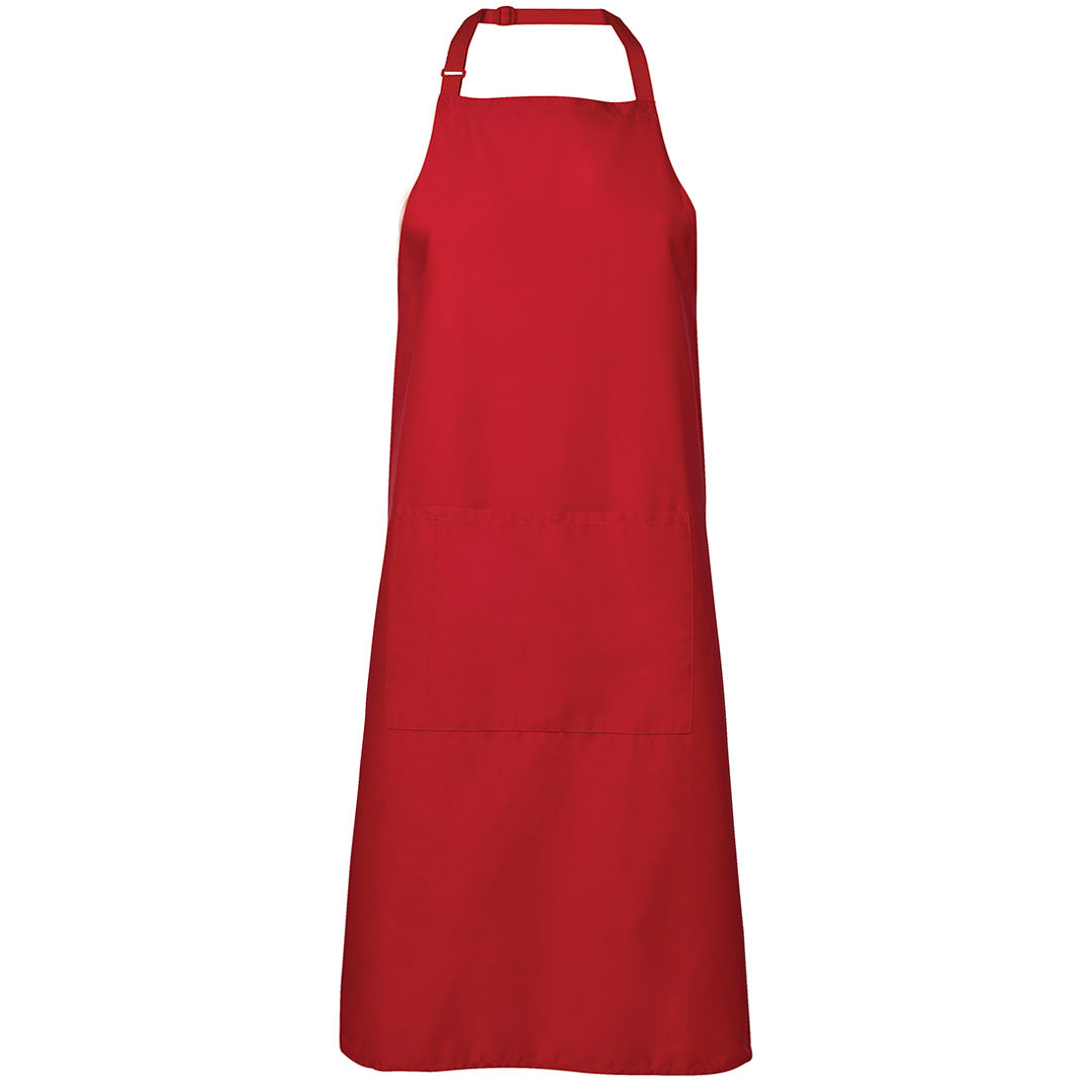 Jbs Wear The Bib Apron with Pocket | Adults Red Aprons