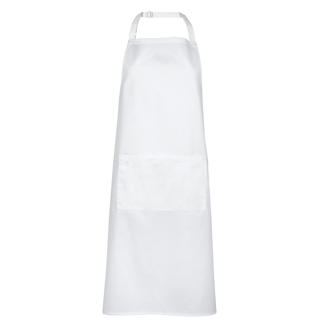 Jbs Wear The Bib Apron with Pocket | Adults White Aprons