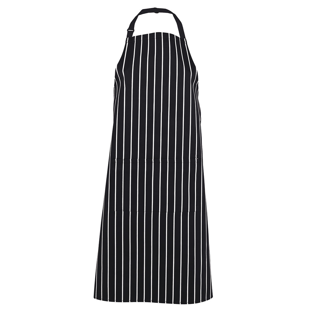 Jbs Wear The Striped Bib Apron | Adults Black/White Aprons