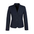 Biz Corporates The Cool Stretch Reverse Lapel Jacket | Ladies | Crop Length Navy Coats & Jackets