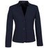 Biz Corporates The Cool Wool Reverse Lapel Jacket | Ladies | Crop Length Navy Coats & Jackets