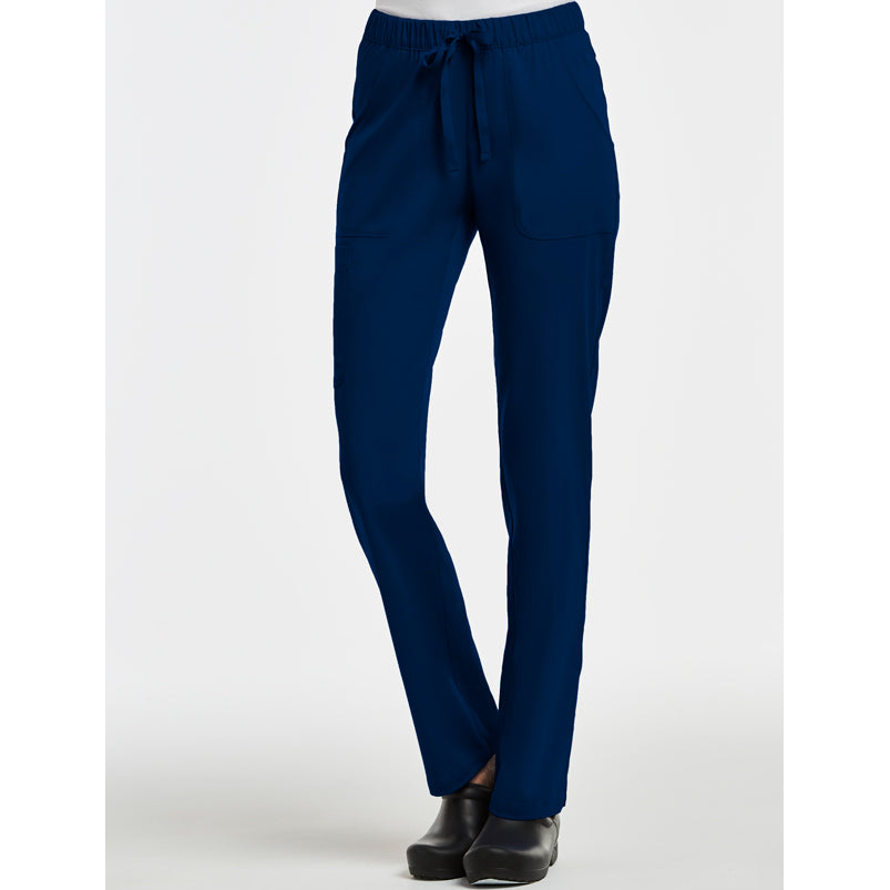 Maevn The Matrix Full Elastic Waist Cargo Scrub Pant | Ladies | Tall Navy Scrubs