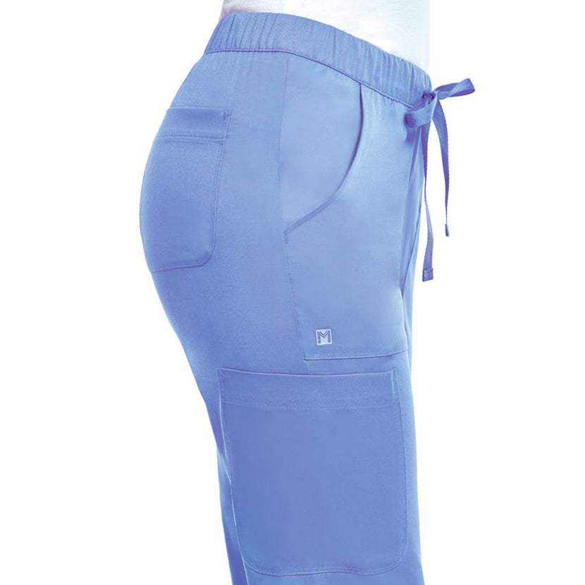 Maevn The Matrix Full Elastic Waist Cargo Scrub Pant | Ladies | Petite Scrubs