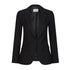 LSJ Collection The Single Button Jacket | Mechanical Stretch | Ladies Black Coats & Jackets