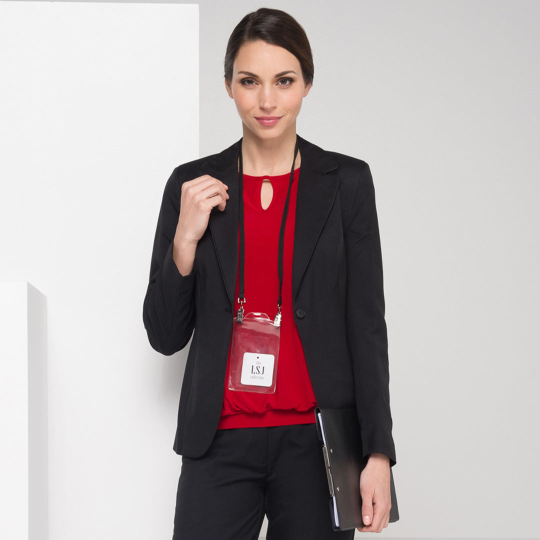 LSJ Collection The Single Button Jacket | Mechanical Stretch | Ladies Coats & Jackets