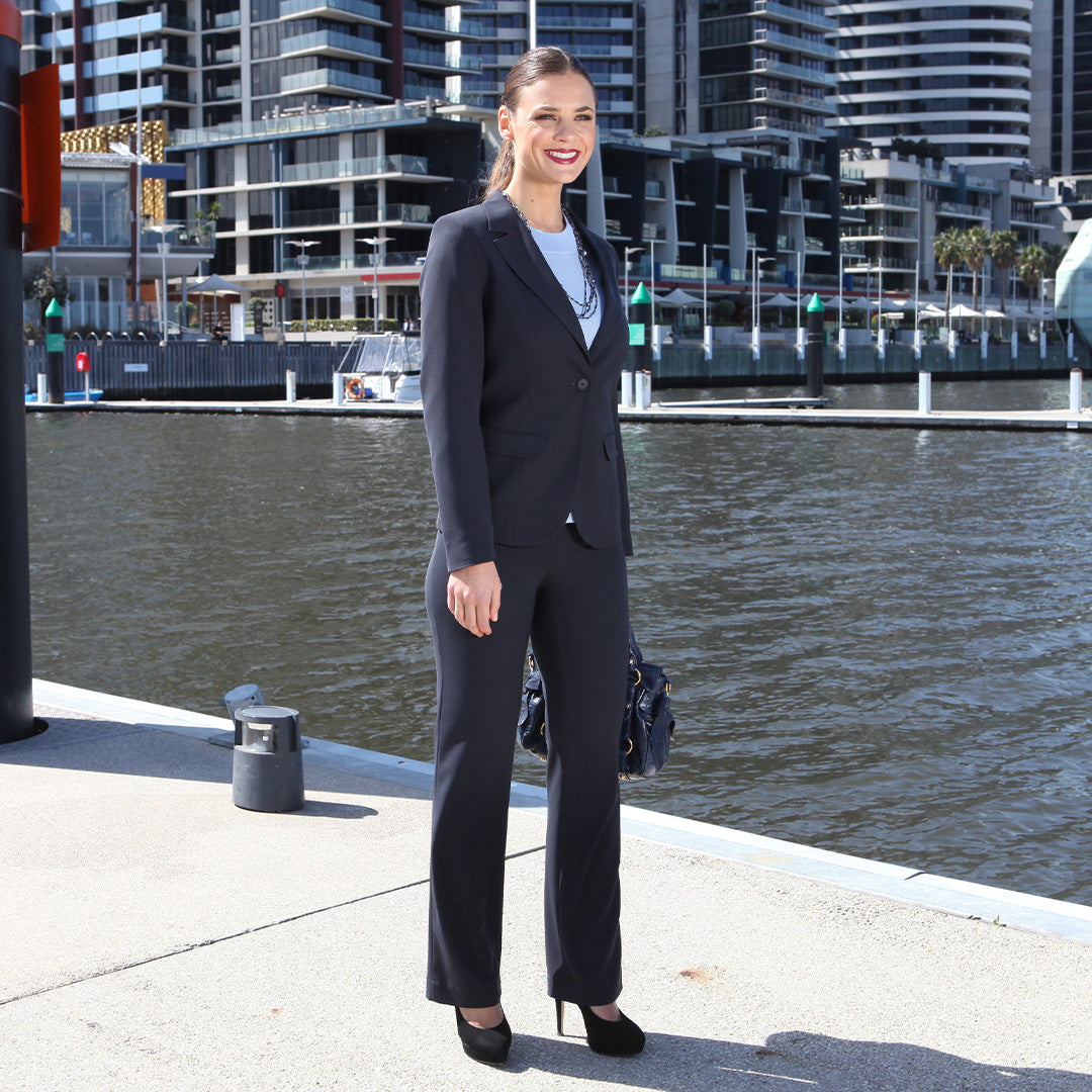 LSJ Collection The Single Button Jacket | Micro Fibre | Ladies Coats & Jackets