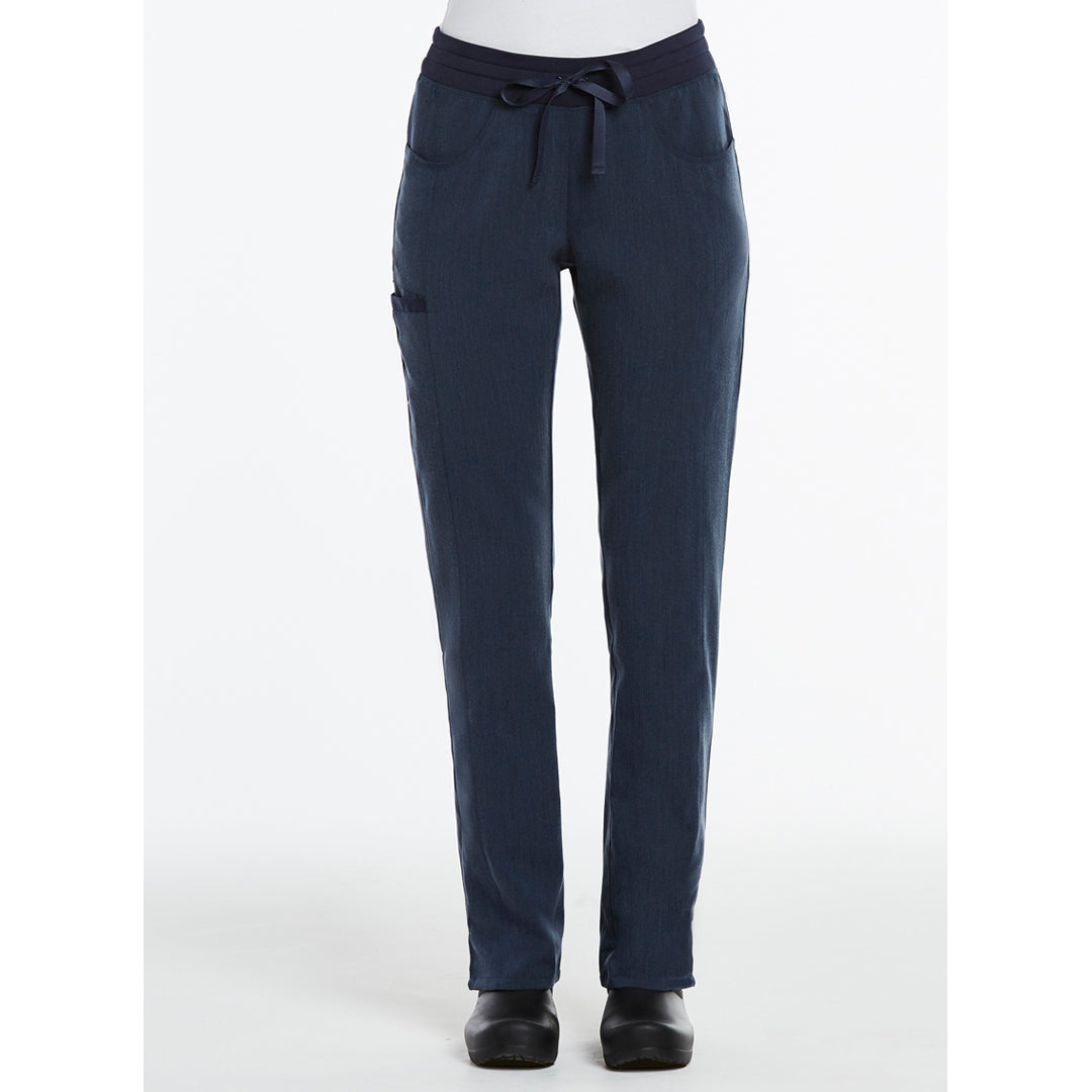 Maevn The Matrix Pro Contrast Scrub Pant | Ladies | Regular Navy Marle Scrubs