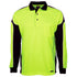 Jbs Wear The Arm Panel Hi Vis Polo | Long Sleeve | Adults Lime/Black Shirts & Tops