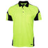 Jbs Wear The Arm Panel Hi Vis Polo | Short Sleeve | Adults Lime/Black Shirts & Tops