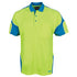 Jbs Wear The Arm Panel Hi Vis Polo | Short Sleeve | Adults Lime/Aqua Shirts & Tops