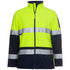 Jbs Wear The Hi Vis Soft Shell Jacket | Day Night | Adults Lime/Navy Work Safety Protective Gear