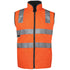 Jbs Wear The Hi Vis Reversible Vest | Day Night | Adults Orange/Black Work Safety Protective Gear