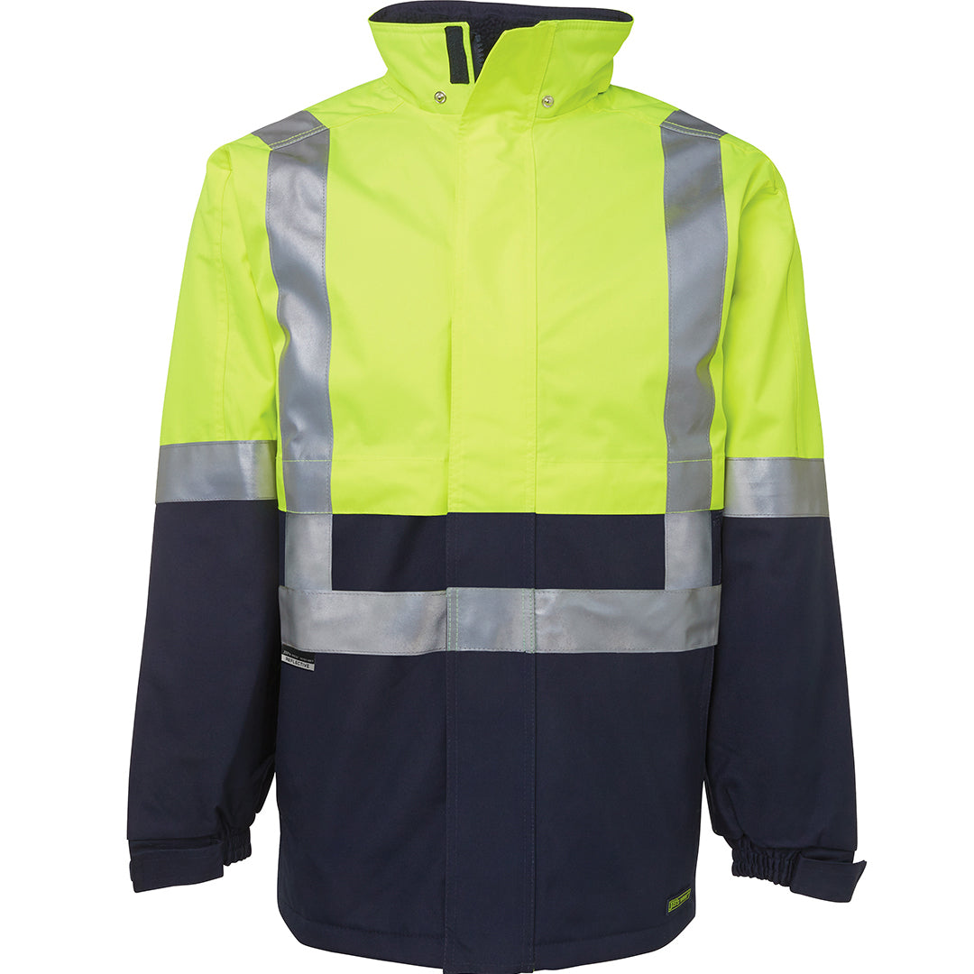 Jbs Wear The Hi Vis A.T Jacket | Day Night | Adults Lime/Navy Work Safety Protective Gear