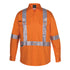 Jbs Wear The 150G Hi Vis Cross Back Day / Night Work Shirt | Long Sleeve | Adults Orange Work Safety Protective Gear