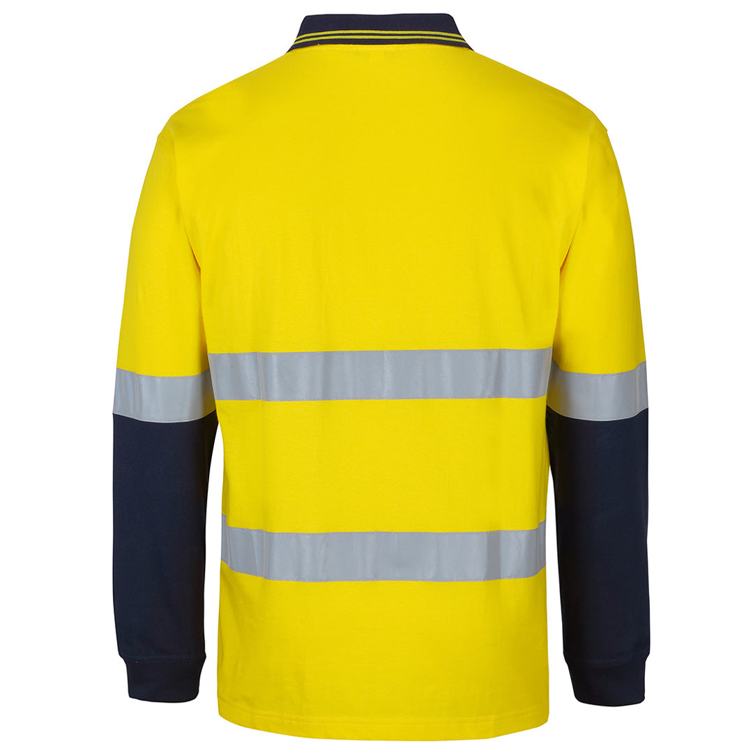 Jbs Wear The Day / Night Cotton Hi Vis Polo | Adults | Long Sleeve Work Safety Protective Gear