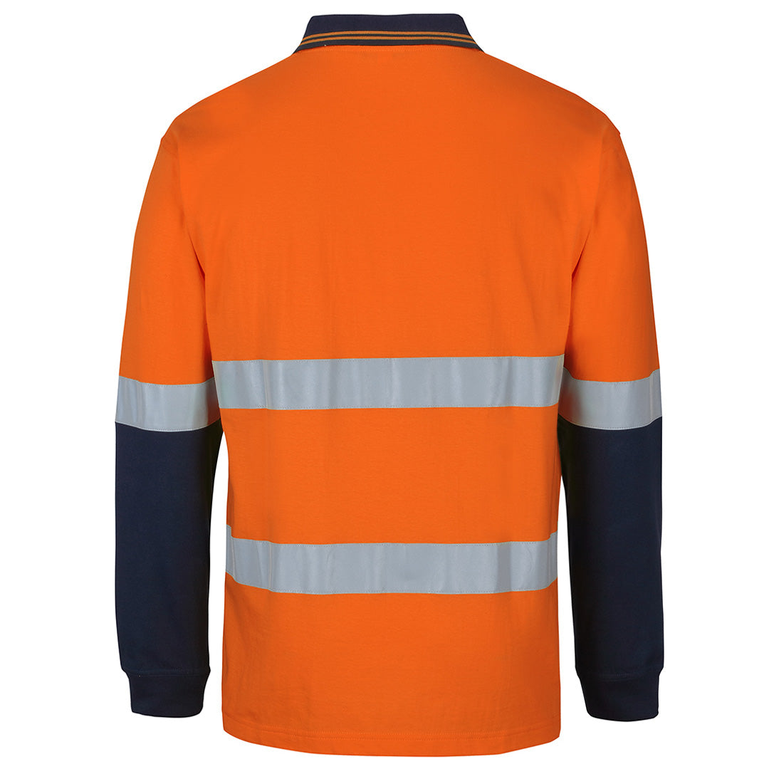 Jbs Wear The Day / Night Cotton Hi Vis Polo | Adults | Long Sleeve Work Safety Protective Gear