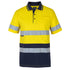 Jbs Wear The Day / Night Cotton Hi Vis Polo | Adults | Short Sleeve Yellow/Navy Work Safety Protective Gear