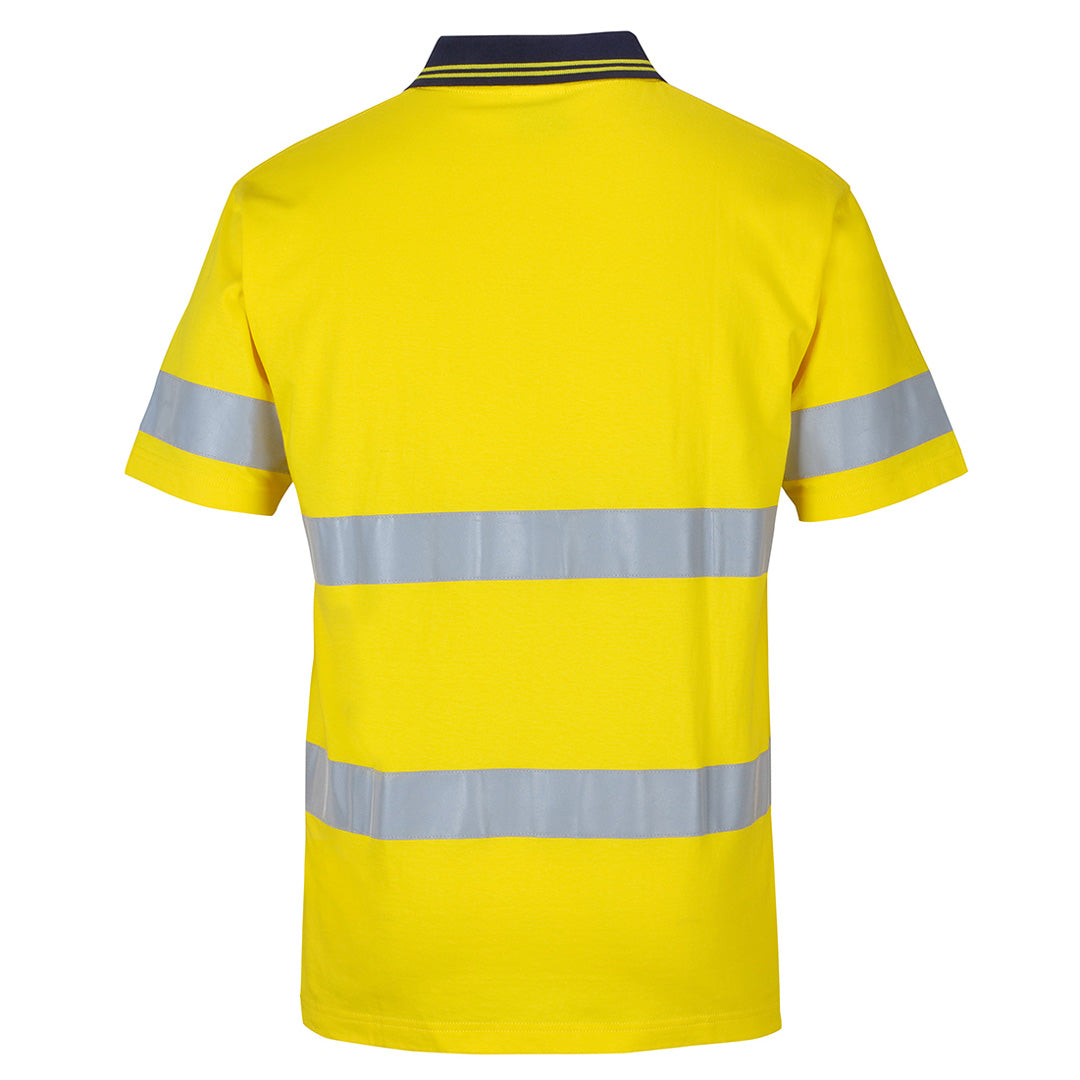 Jbs Wear The Day / Night Cotton Hi Vis Polo | Adults | Short Sleeve Work Safety Protective Gear