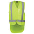 Jbs Wear The Hi Vis Drop Tail H Pattern Day Night Vest | Adults Flouro Lime Work Safety Protective Gear