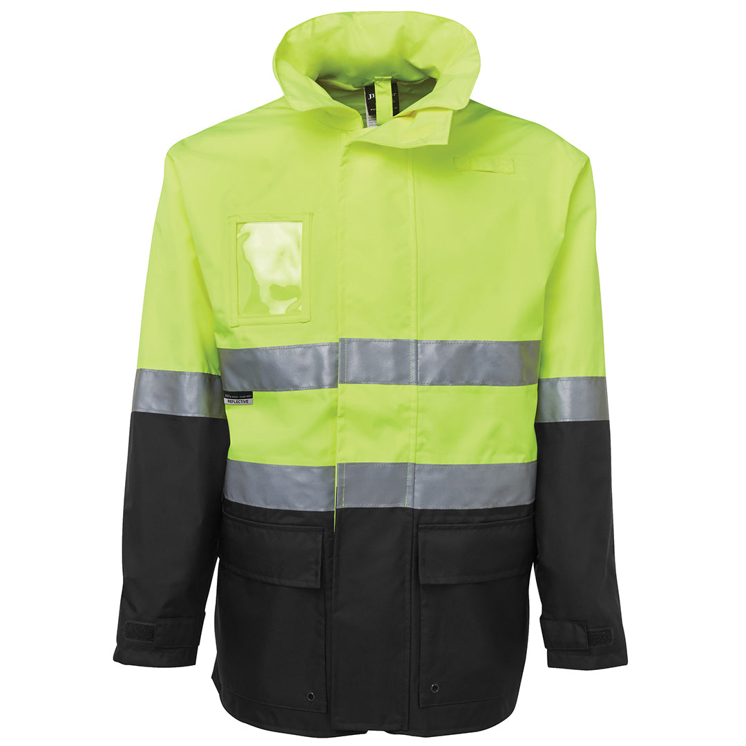 Jbs Wear The Hi Vis Long Line Jacket | Day Night | Adults Lime/Black Work Safety Protective Gear