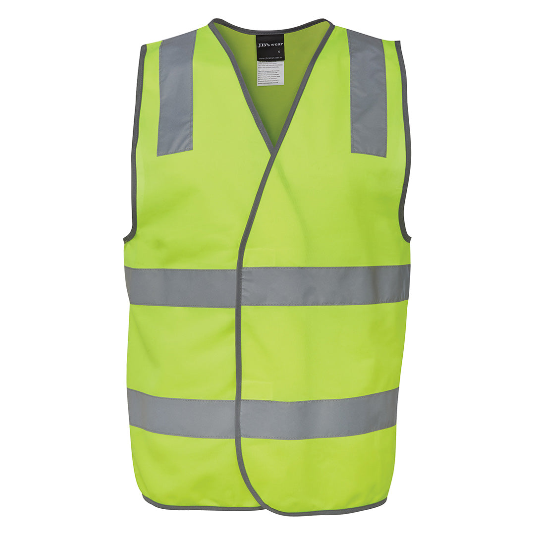 Jbs Wear The Hi Vis Day / Night Safety Vest with Velcro | Adults Flouro Lime Work Safety Protective Gear