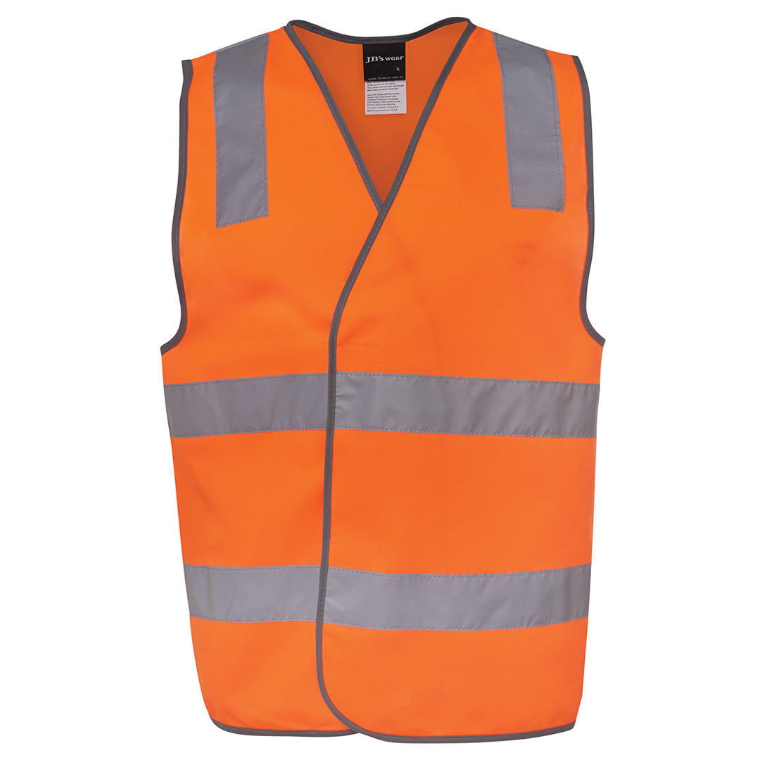 Jbs Wear The Hi Vis Day / Night Safety Vest with Velcro | Adults Orange Work Safety Protective Gear