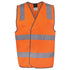 Jbs Wear The Hi Vis Day / Night Safety Vest with Velcro | Adults Orange Work Safety Protective Gear