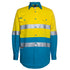 Jbs Wear The Hi Vis 150G Day / Night Shirt | Long Sleeve | Adults Yellow/Aqua Work Safety Protective Gear
