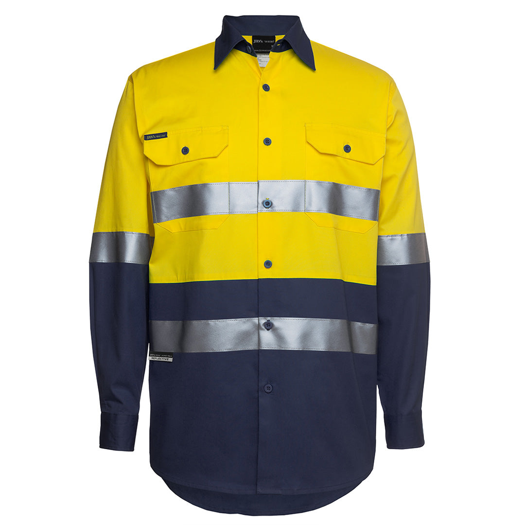 Jbs Wear The Hi Vis 150G Day / Night Shirt | Long Sleeve | Adults Work Safety Protective Gear
