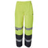 Jbs Wear The Hi Vis Day / Night Premium Rain Pant | Adults Lime/Navy Work Safety Protective Gear