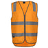 Jbs Wear The Hi Vis Day / Night Aust. Rail Zip Safety Vest | Unisex Orange Work Safety Protective Gear