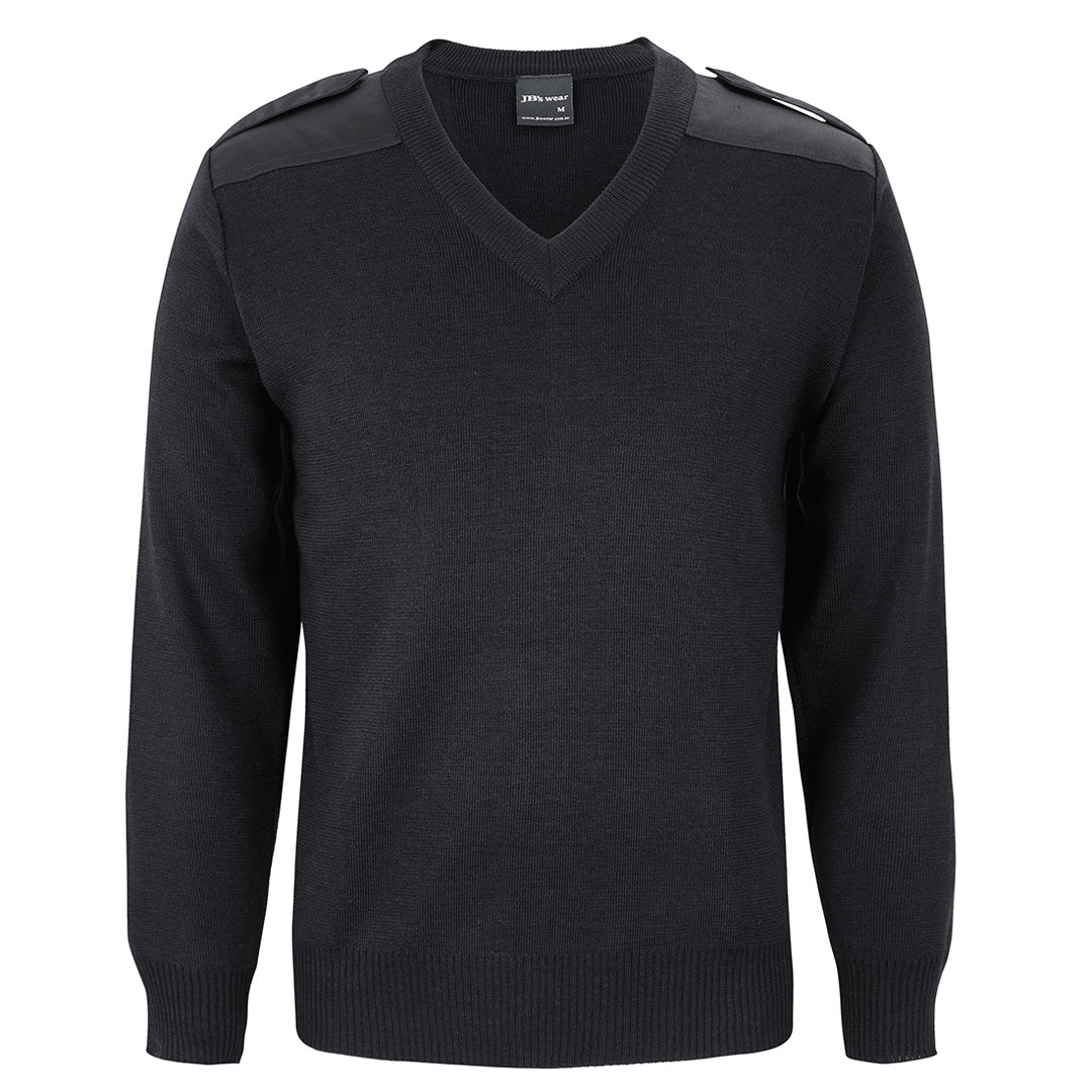 Jbs Wear The Epaulette Jumper | Adults Black Outerwear