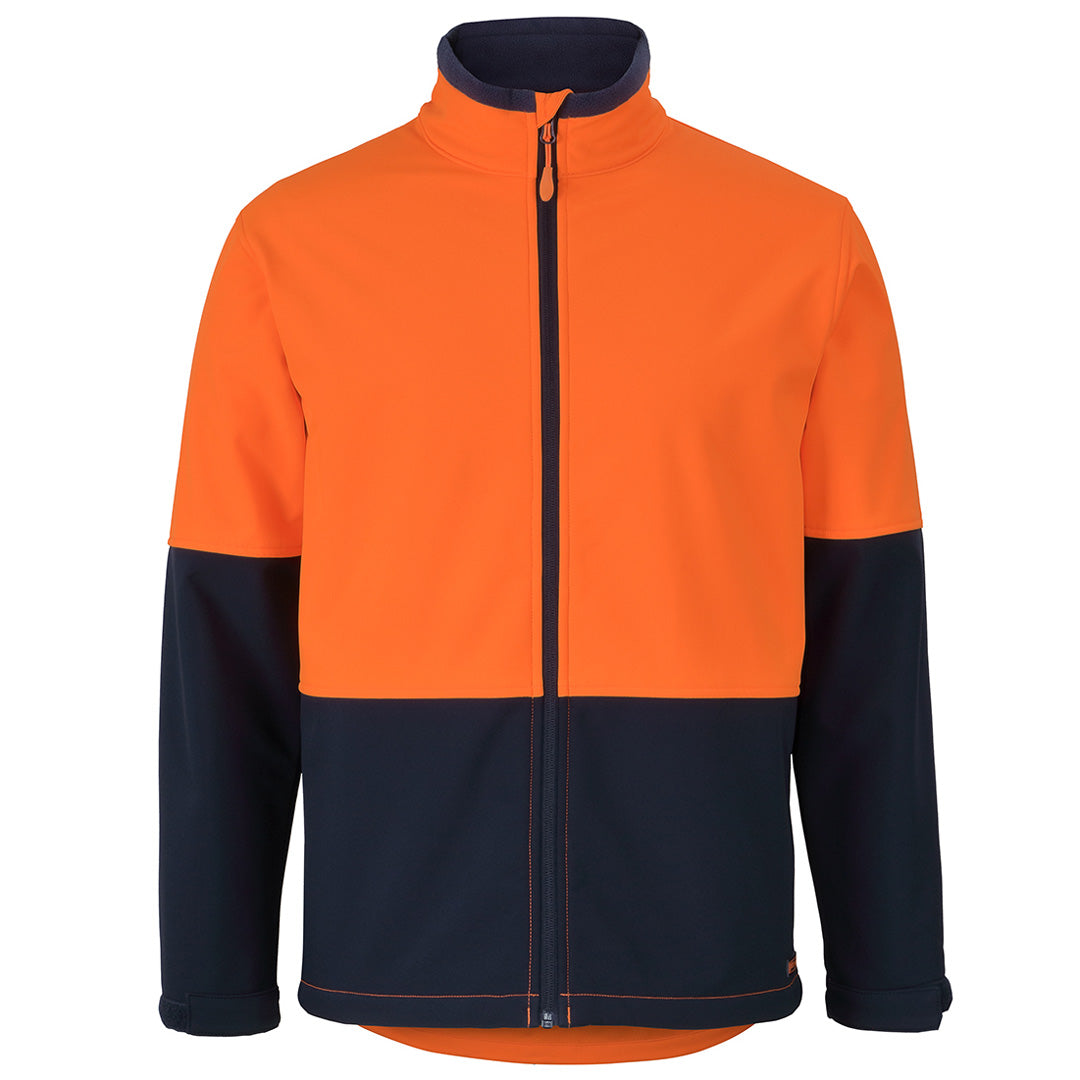 Jbs Wear The Hi Vis Day Softshell Jacket | Adults Orange/Navy Work Safety Protective Gear