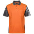 Jbs Wear The Southern Cross Hi Vis Polo | Short Sleeve | Adults Orange/Charcoal Work Safety Protective Gear