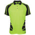 Jbs Wear The Hi Vis Spider Polo | Short Sleeve | Adults Lime/Black Work Safety Protective Gear
