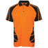 Jbs Wear The Hi Vis Spider Polo | Short Sleeve | Adults Orange/Black Work Safety Protective Gear