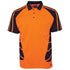 Jbs Wear The Hi Vis Spider Polo | Short Sleeve | Adults Orange/Navy Work Safety Protective Gear