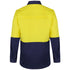 Jbs Wear The Stretch Hi Vis Work Shirt | Adults | Long Sleeve Work Safety Protective Gear