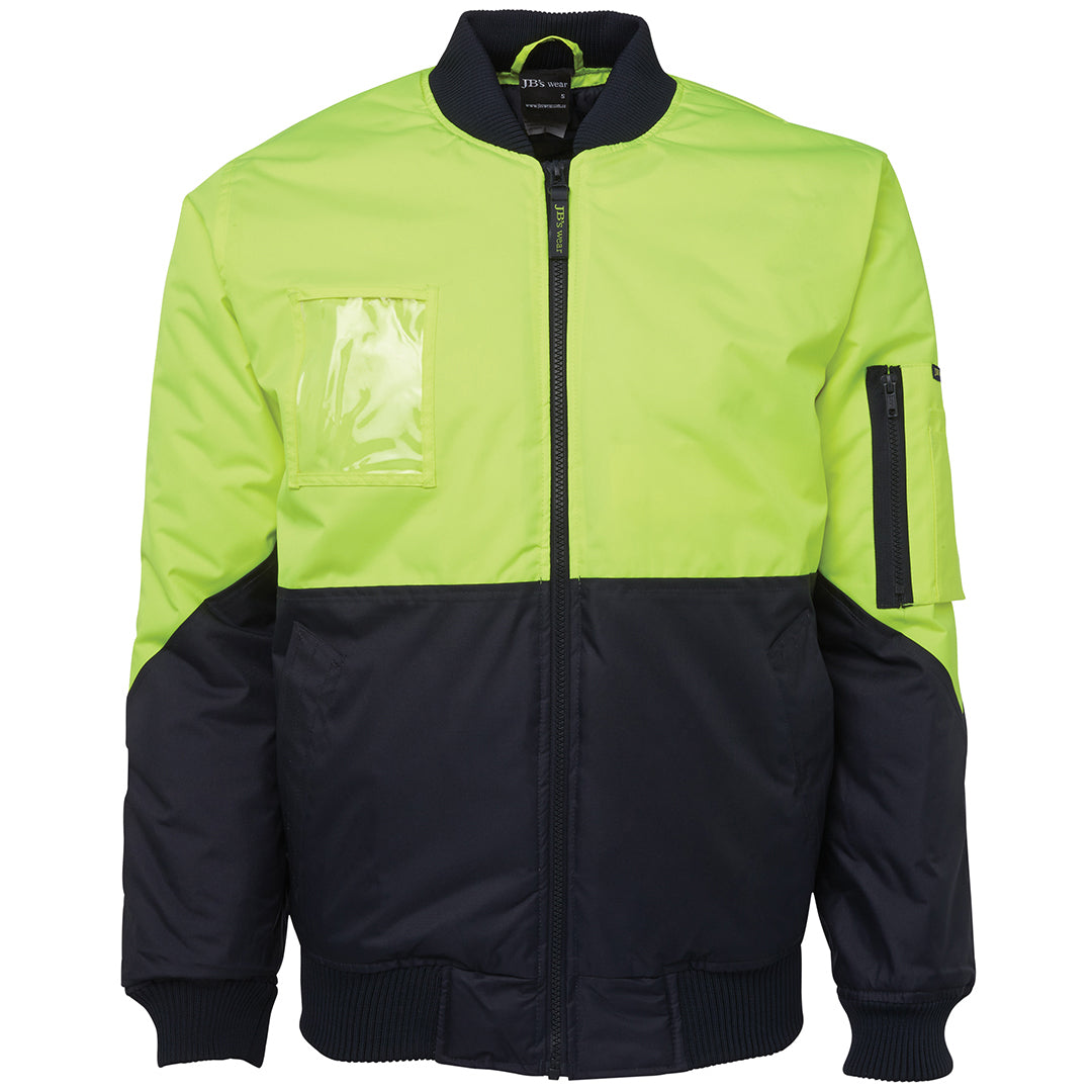Jbs Wear The Hi Vis Flying Jacket | Day | Adults Lime/Navy Work Safety Protective Gear