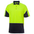 Jbs Wear The Gap Hi Vis Polo | Short Sleeve | Adults Lime/Navy Work Safety Protective Gear