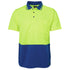 Jbs Wear The Non Cuff Hi Vis Polo | Mens | Short Sleeve Lime/Royal Shirts & Tops