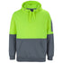 Jbs Wear The Hi Vis Pull Over Hoodie | Adults Lime/Charcoal Work Safety Protective Gear