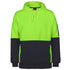 Jbs Wear The Hi Vis 330g Pull Over Hoodie | Adults Lime/Black Work Safety Protective Gear