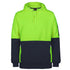 Jbs Wear The Hi Vis 330g Pull Over Hoodie | Adults Lime/Navy Work Safety Protective Gear